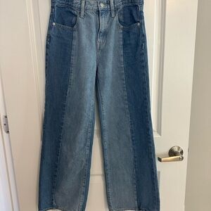 Old Navy Two-Tone Baggy Girls Jeans